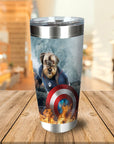 'Captain Doggmerica' Personalized Tumbler