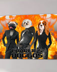 'Charlie's Doggos' Personalized 3 Pet Canvas