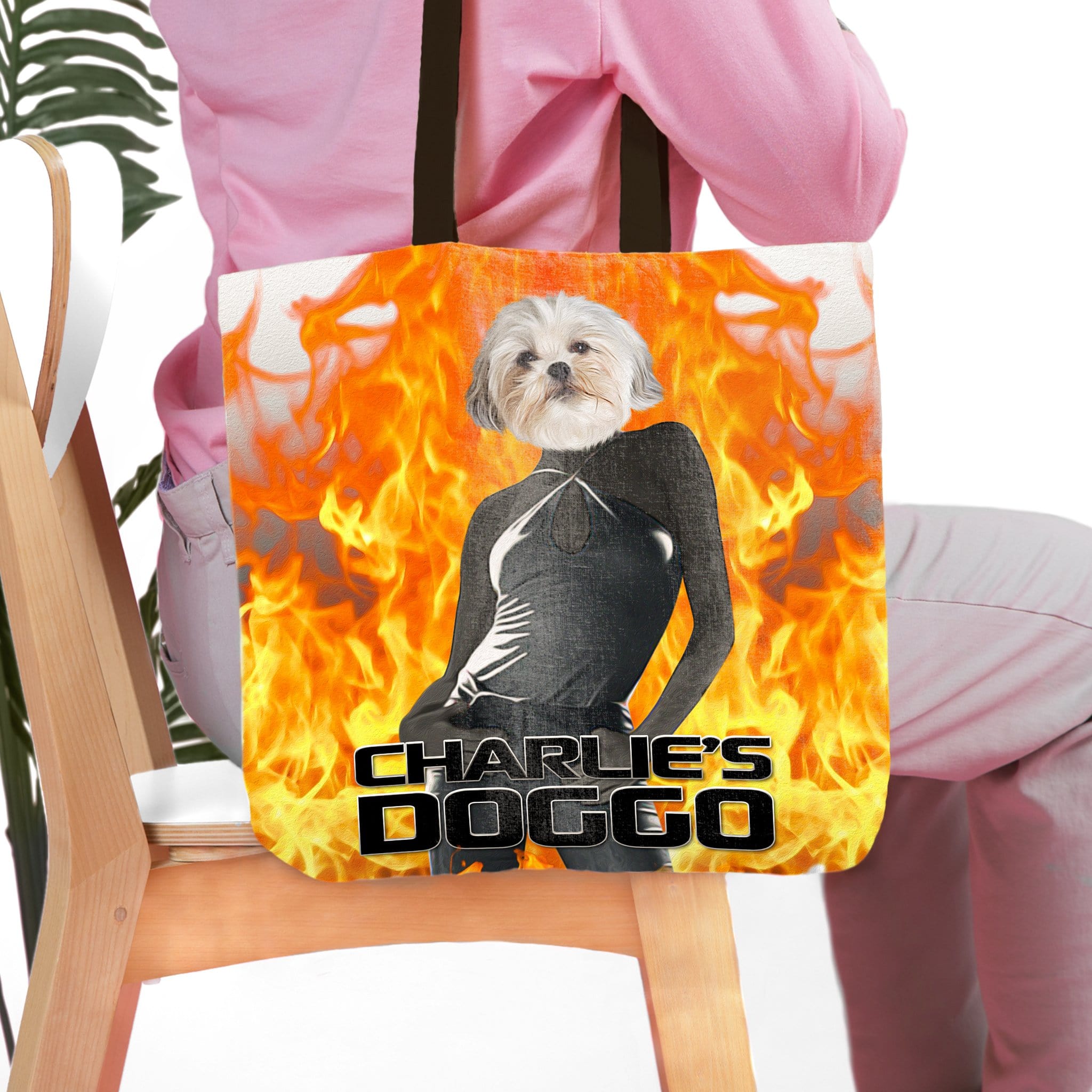 Bolsa Tote Personalizada &#39;Charlie&#39;s Doggo&#39;