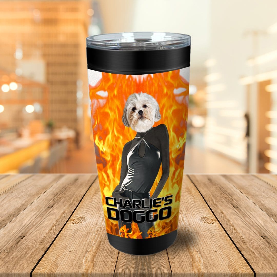 &#39;Charlie&#39;s Doggo&#39; Personalized Tumbler