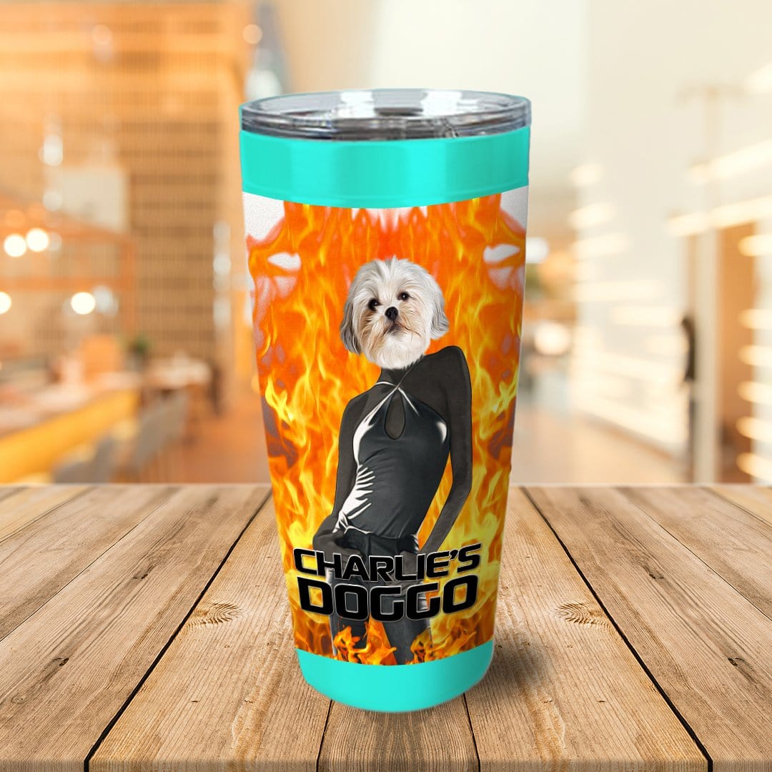 &#39;Charlie&#39;s Doggo&#39; Personalized Tumbler