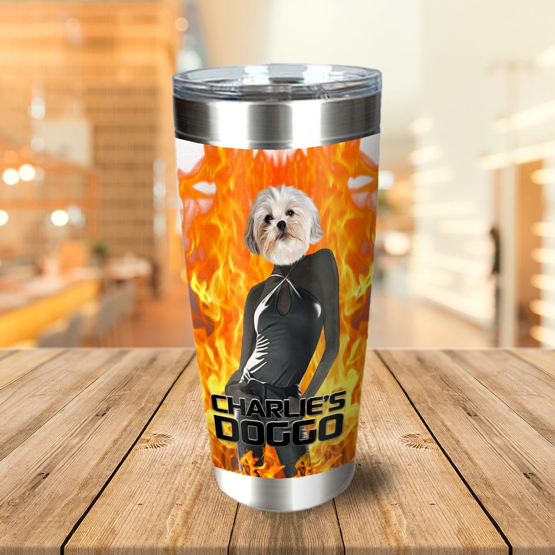 &#39;Charlie&#39;s Doggo&#39; Personalized Tumbler