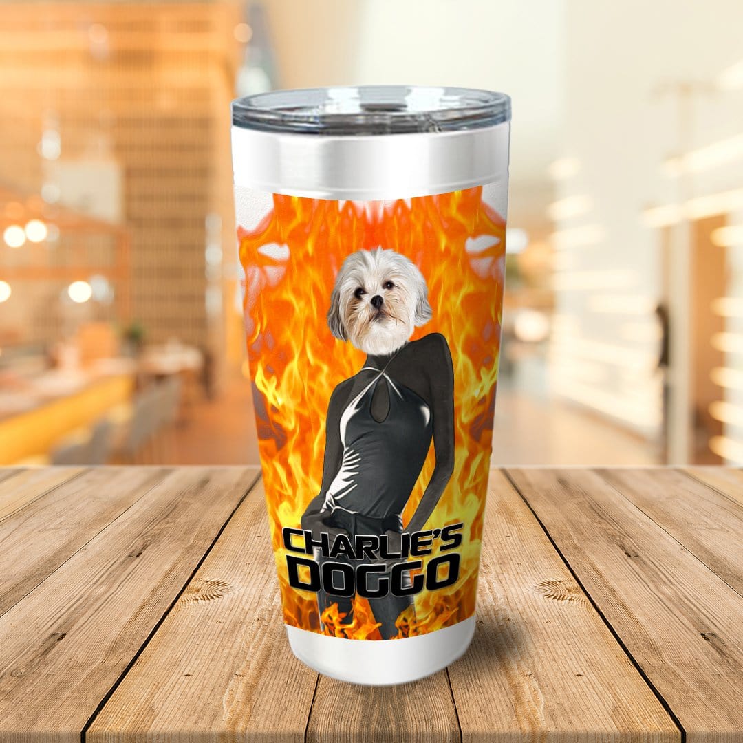 &#39;Charlie&#39;s Doggo&#39; Personalized Tumbler