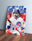 Lienzo personalizado para mascotas 'Chicago Beardogs'