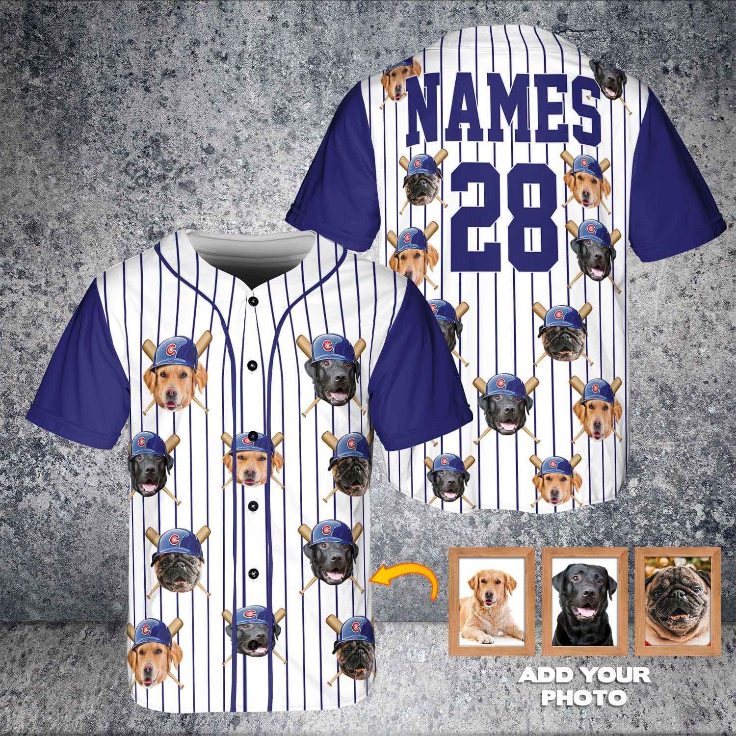 Camiseta de béisbol personalizada de los Chicago Beardogs