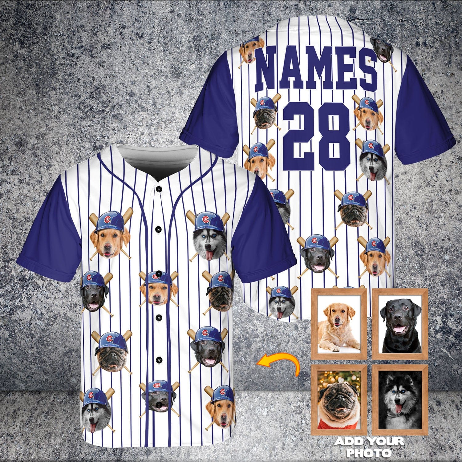 Camiseta de béisbol personalizada de los Chicago Beardogs