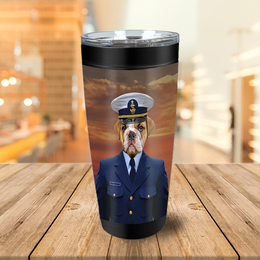 &#39;The Coast Guard&#39; Personalized Tumbler