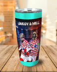 'Croatia Doggos' Personalized 2 Pet Tumbler