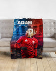 'Czech Doggos Soccer' Personalized Pet Blanket