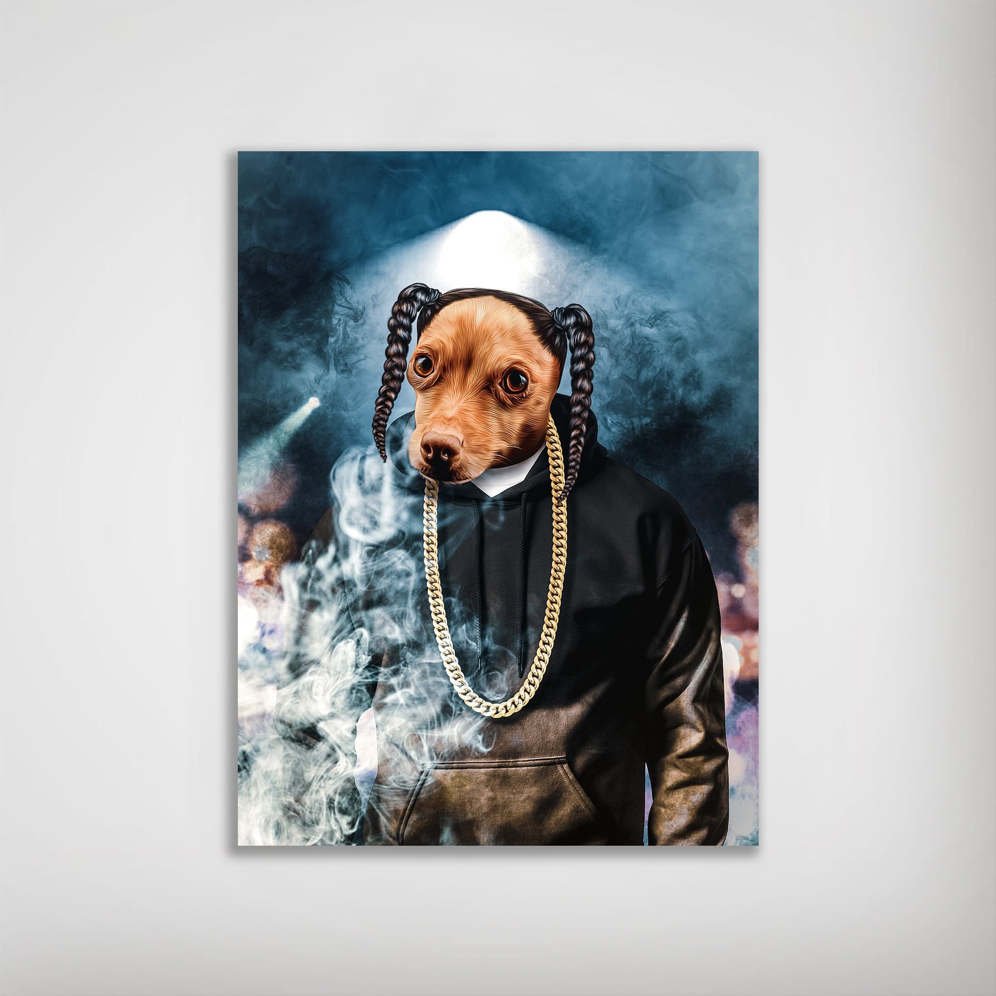 Póster Perro personalizado &#39;DO Double G&#39;