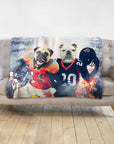 'Denver Doggos' Personalized 2 Pet Blanket