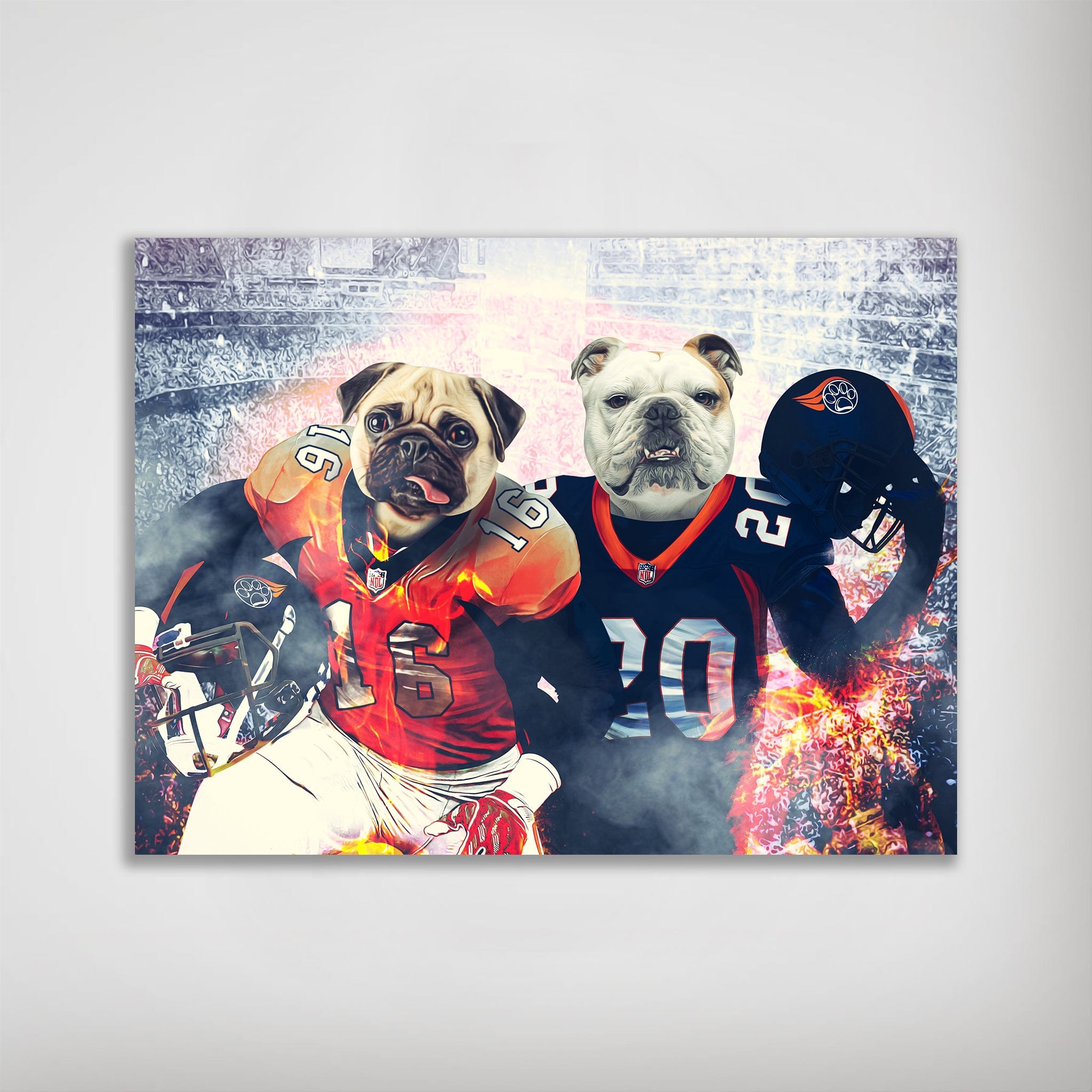 Póster Personalizado para 2 mascotas &#39;Denver Doggos&#39;