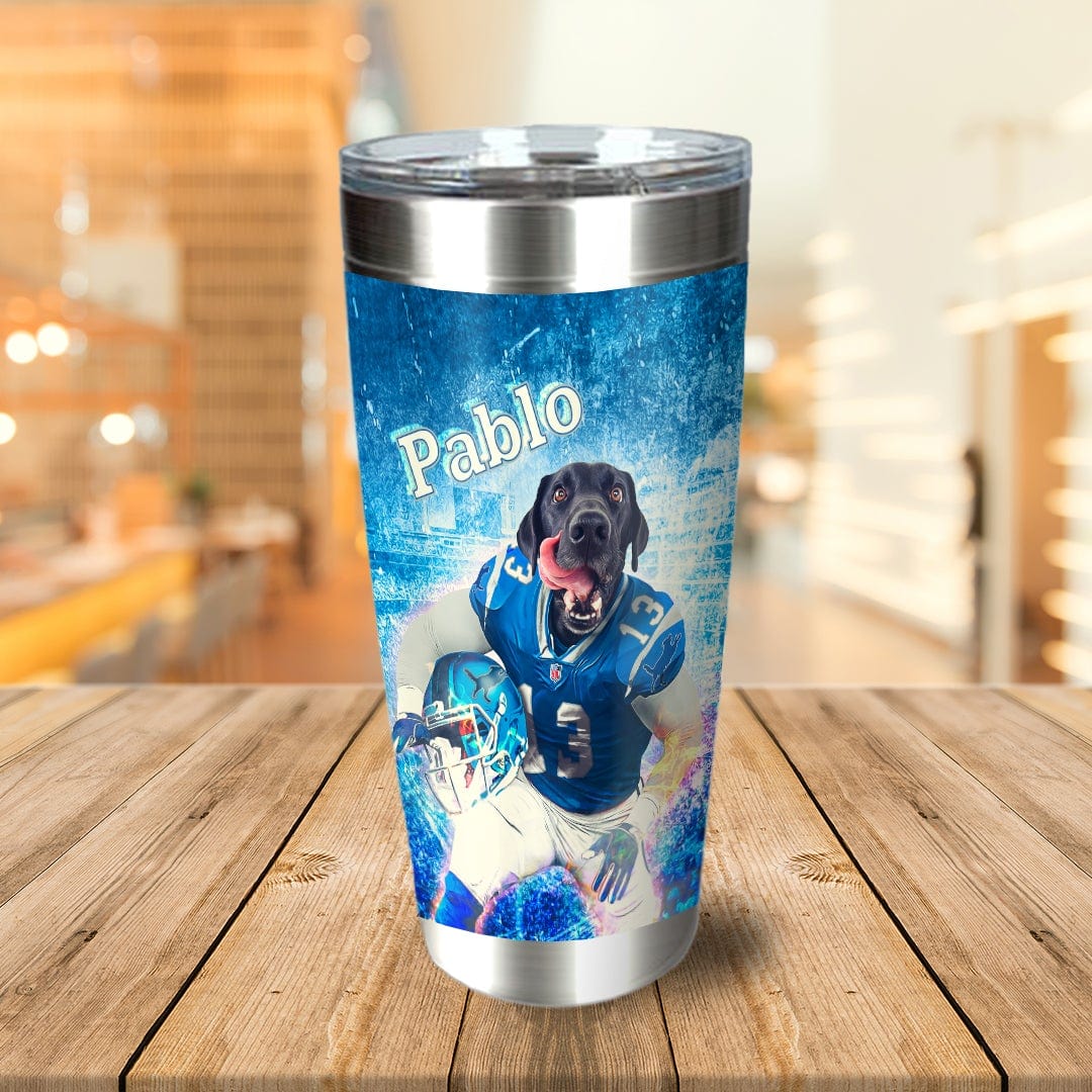 &#39;Detroit Doggos&#39; Personalized Tumbler