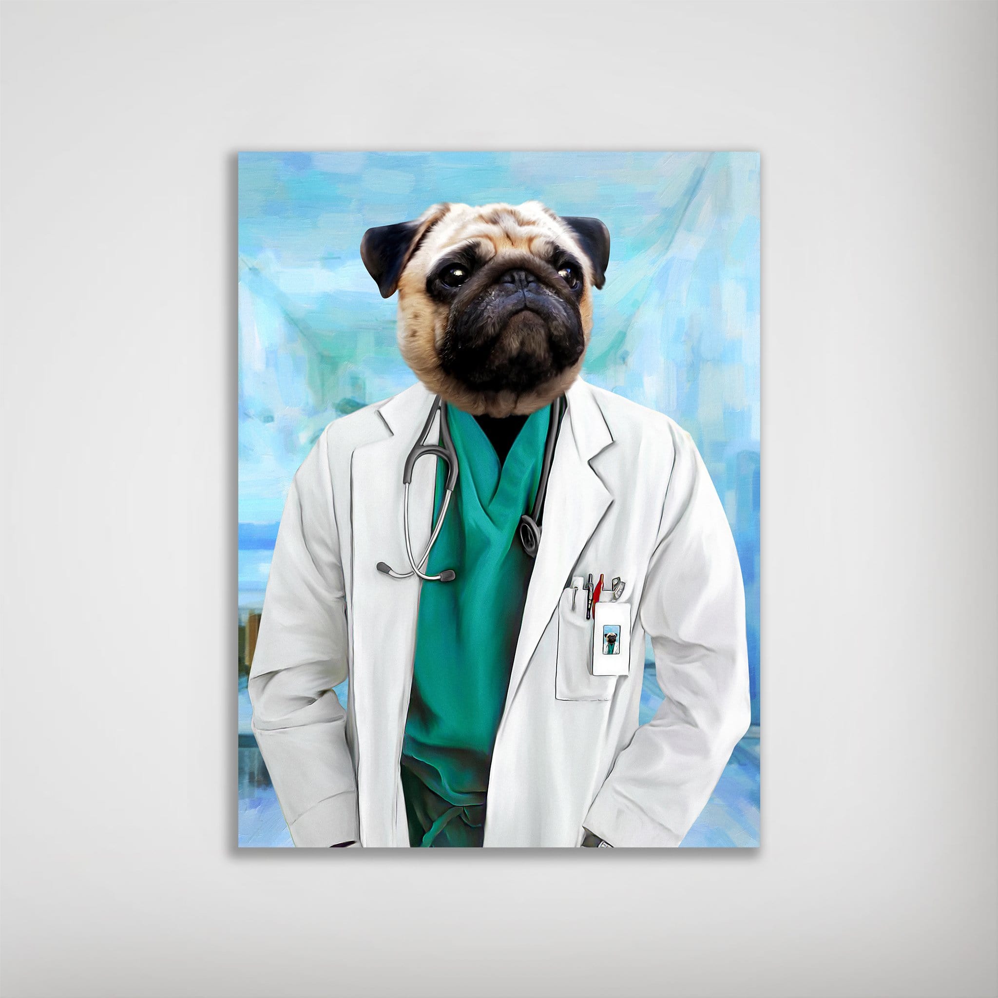 Póster Perro personalizado &#39;El Doctor&#39;