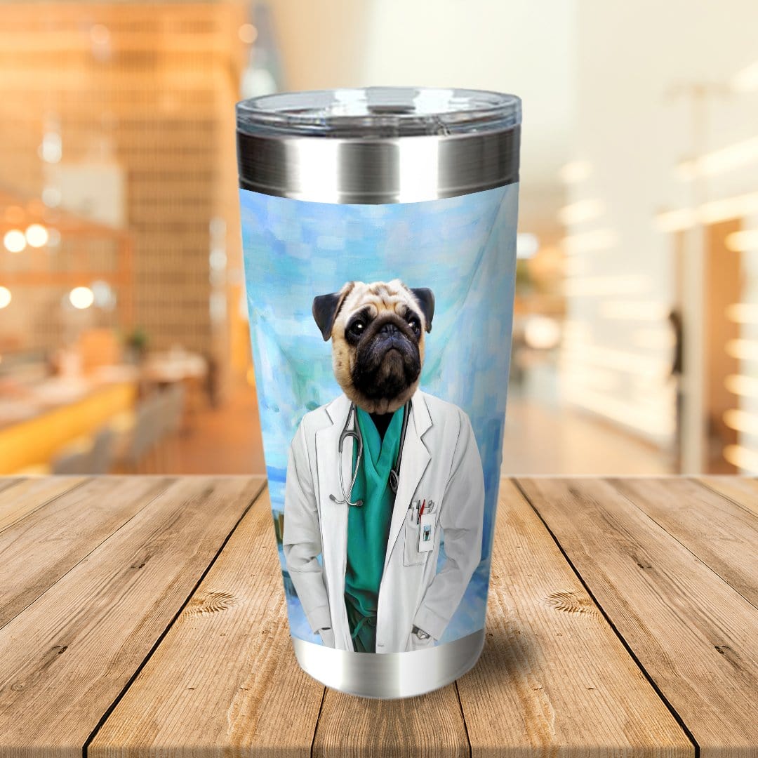 &#39;The Doctor&#39; Personalized Tumbler