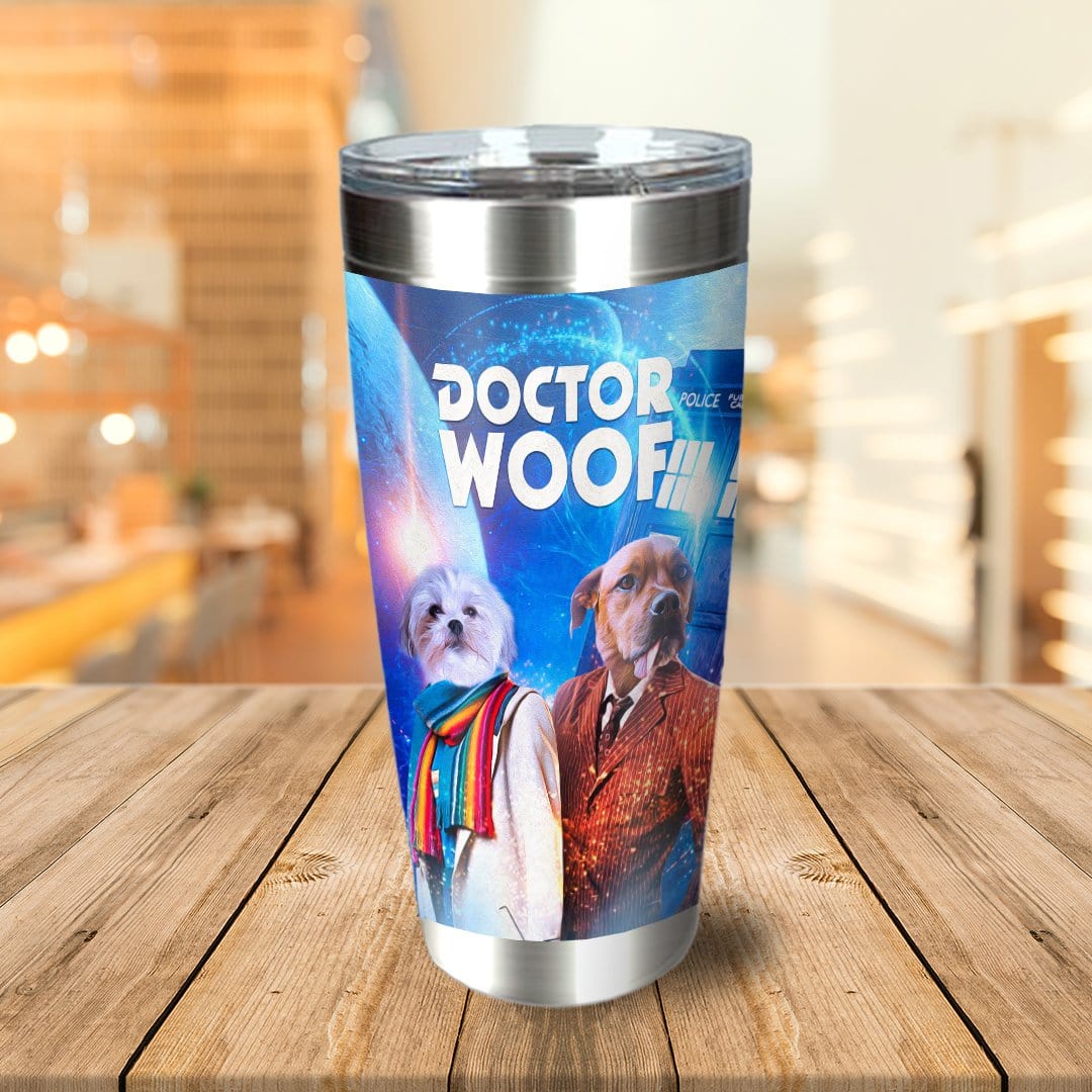 &#39;Dr. Woof&#39; Personalized 2 Pet Tumbler