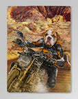 'Dogati Rider' Personalized Pet Blanket