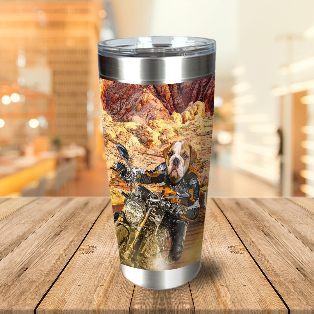 &#39;Dogati Rider&#39; Personalized Tumbler