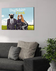 'DogSchitt's Creek' Personalized 2 Pet Canvas