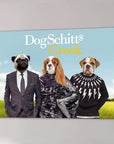 'DogSchitt's Creek' Personalized 3 Pet Canvas