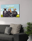 'DogSchitt's Creek' Personalized 3 Pet Canvas