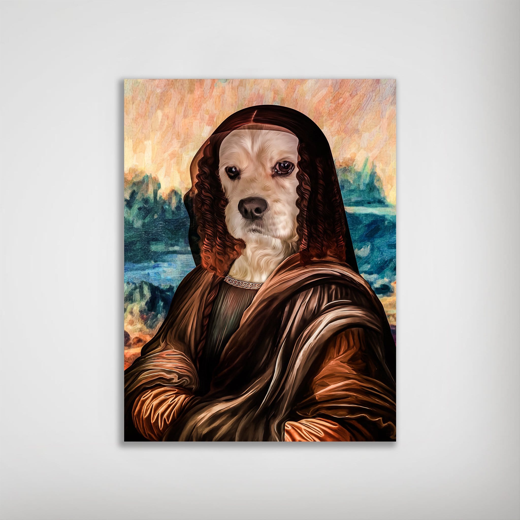 Póster Perro personalizado &#39;Dogga Lisa&#39;