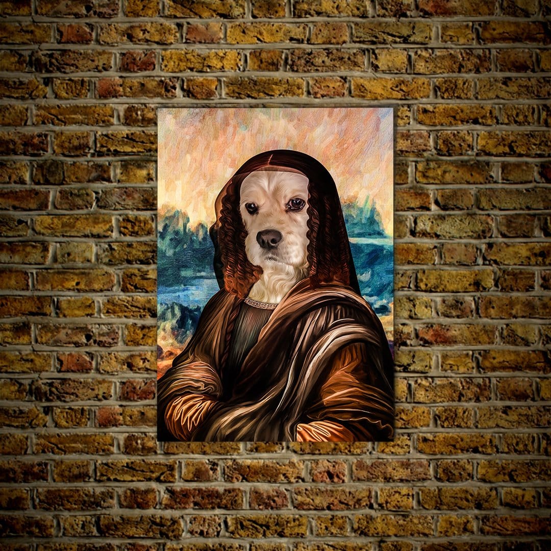 Póster Perro personalizado &#39;Dogga Lisa&#39;