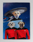 'Doggo-Trek' Personalized 3 Pet Blanket