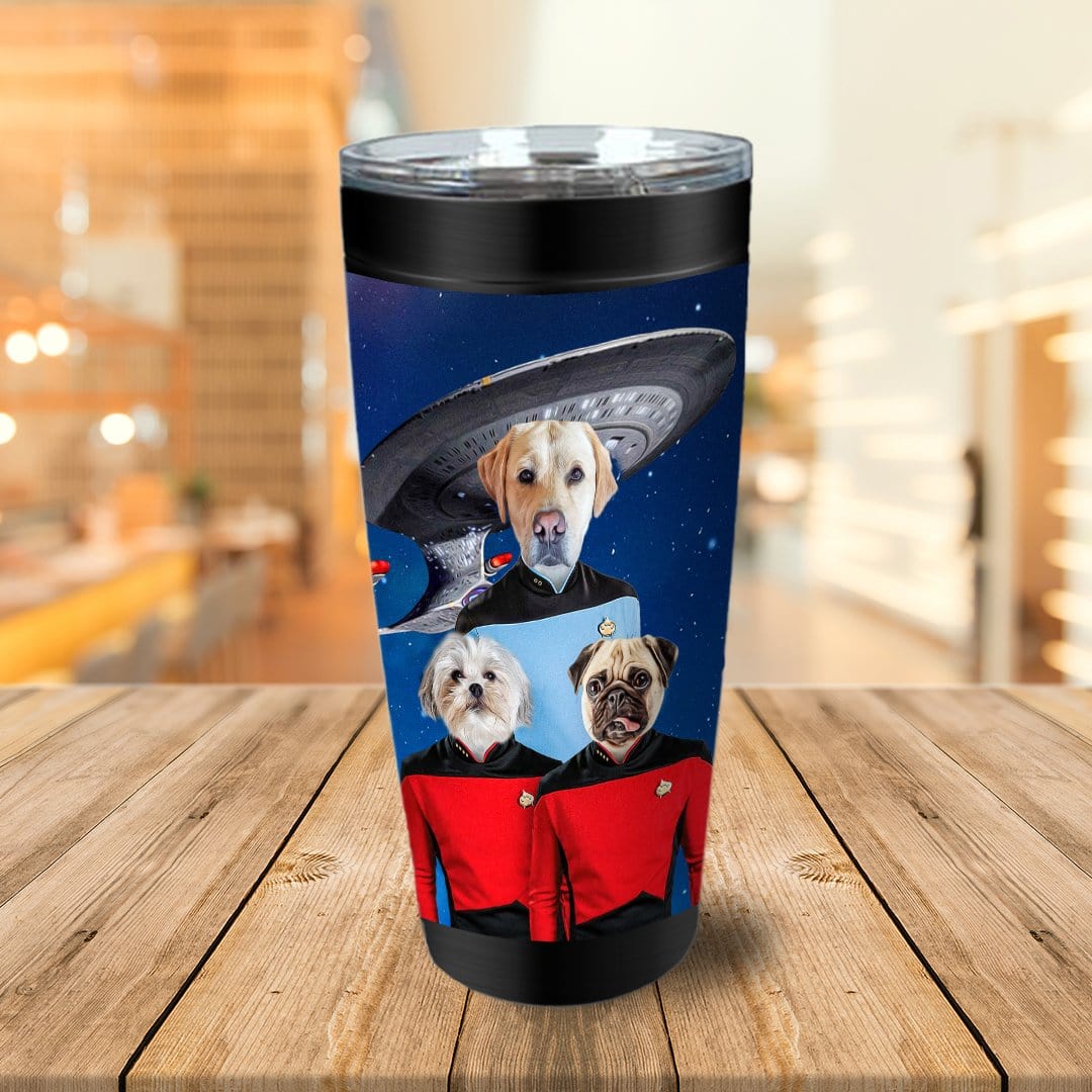 &#39;Doggo-Trek&#39; Personalized 3 Pet Tumbler