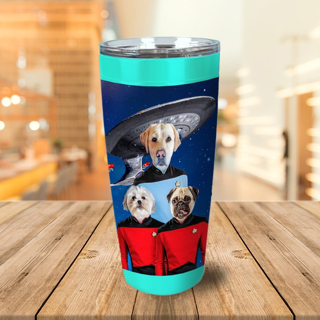 &#39;Doggo-Trek&#39; Personalized 3 Pet Tumbler