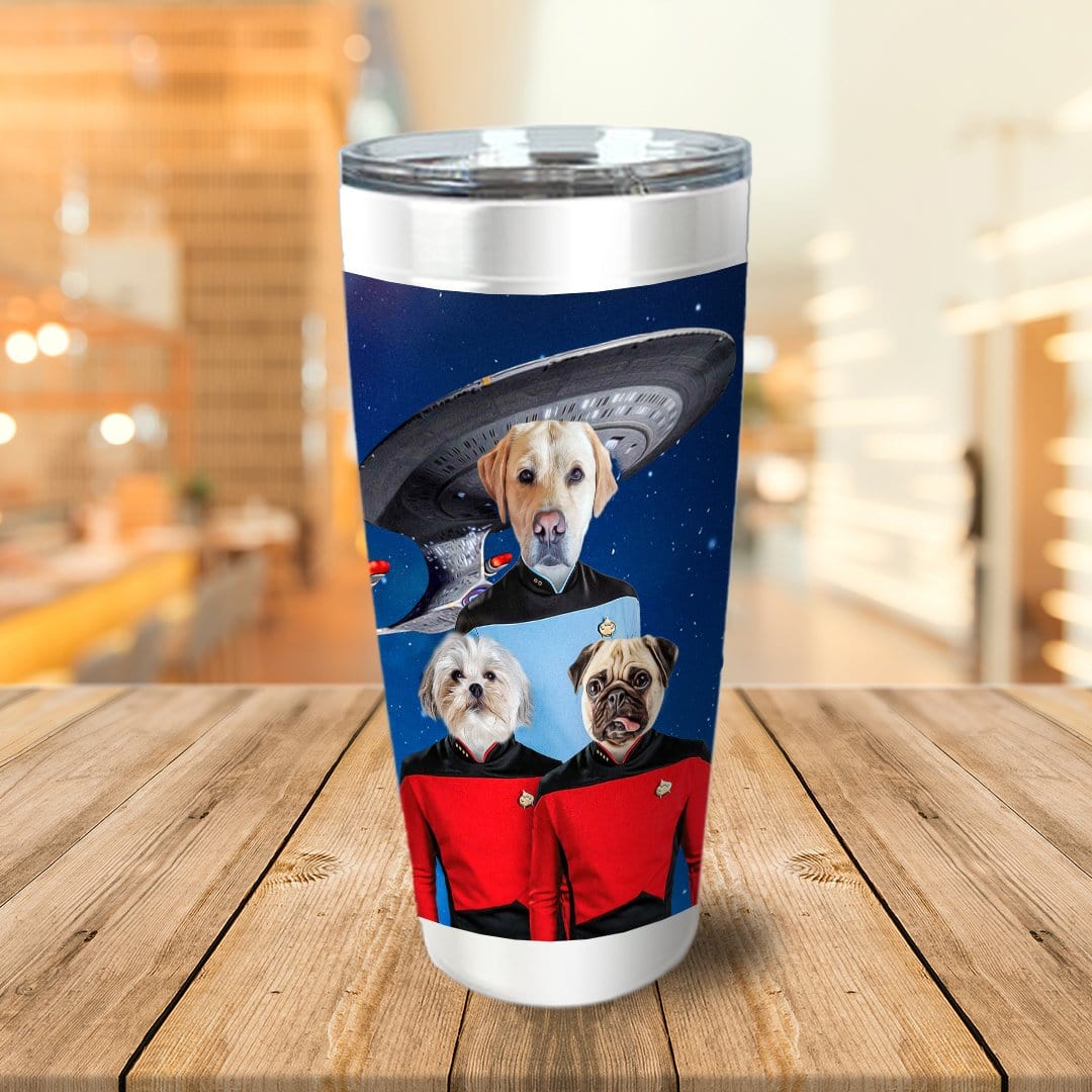 &#39;Doggo-Trek&#39; Personalized 3 Pet Tumbler