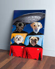 'Doggo-Trek' Personalized 4 Pet Canvas