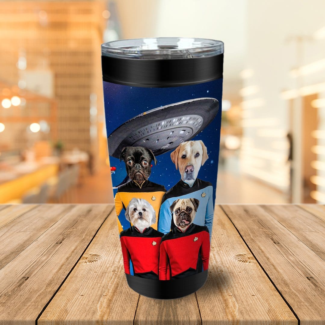 &#39;Doggo-Trek&#39; Personalized 4 Pet Tumbler