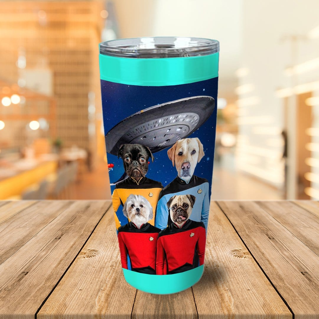 &#39;Doggo-Trek&#39; Personalized 4 Pet Tumbler