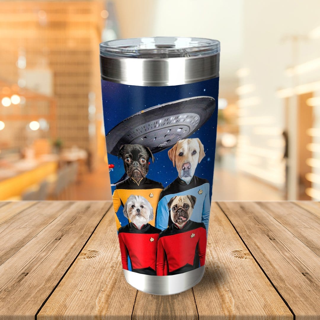 &#39;Doggo-Trek&#39; Personalized 4 Pet Tumbler