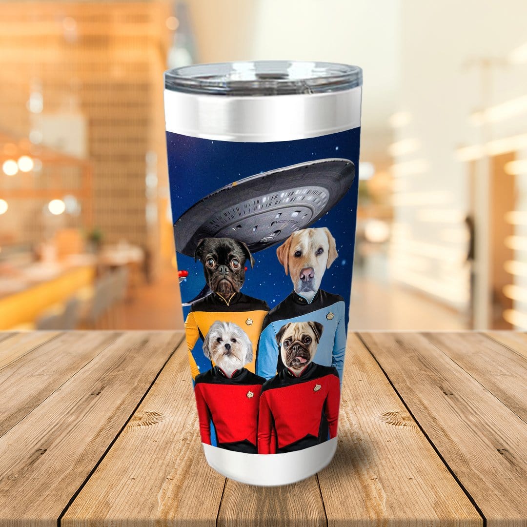 &#39;Doggo-Trek&#39; Personalized 4 Pet Tumbler