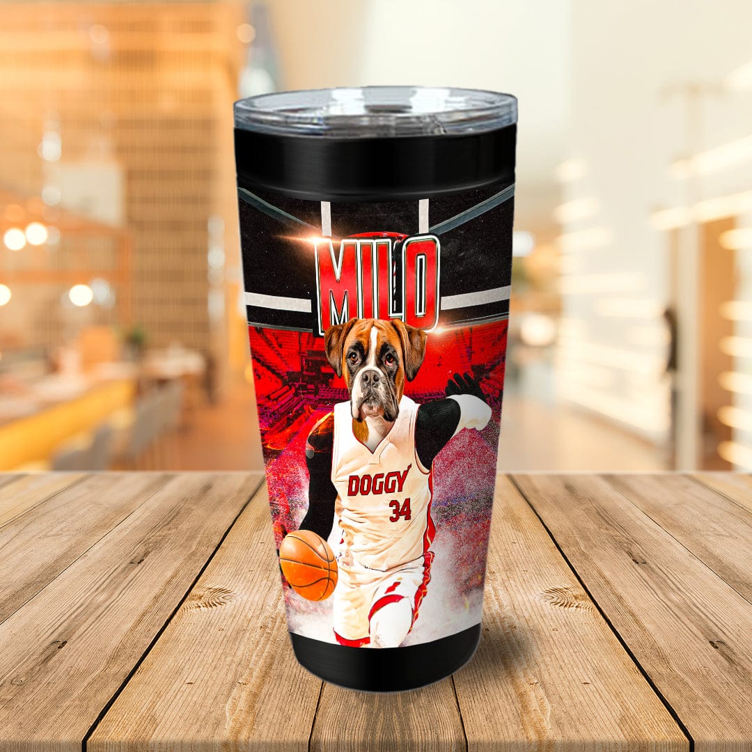 &#39;Doggo Heat&#39; Personalized Tumbler