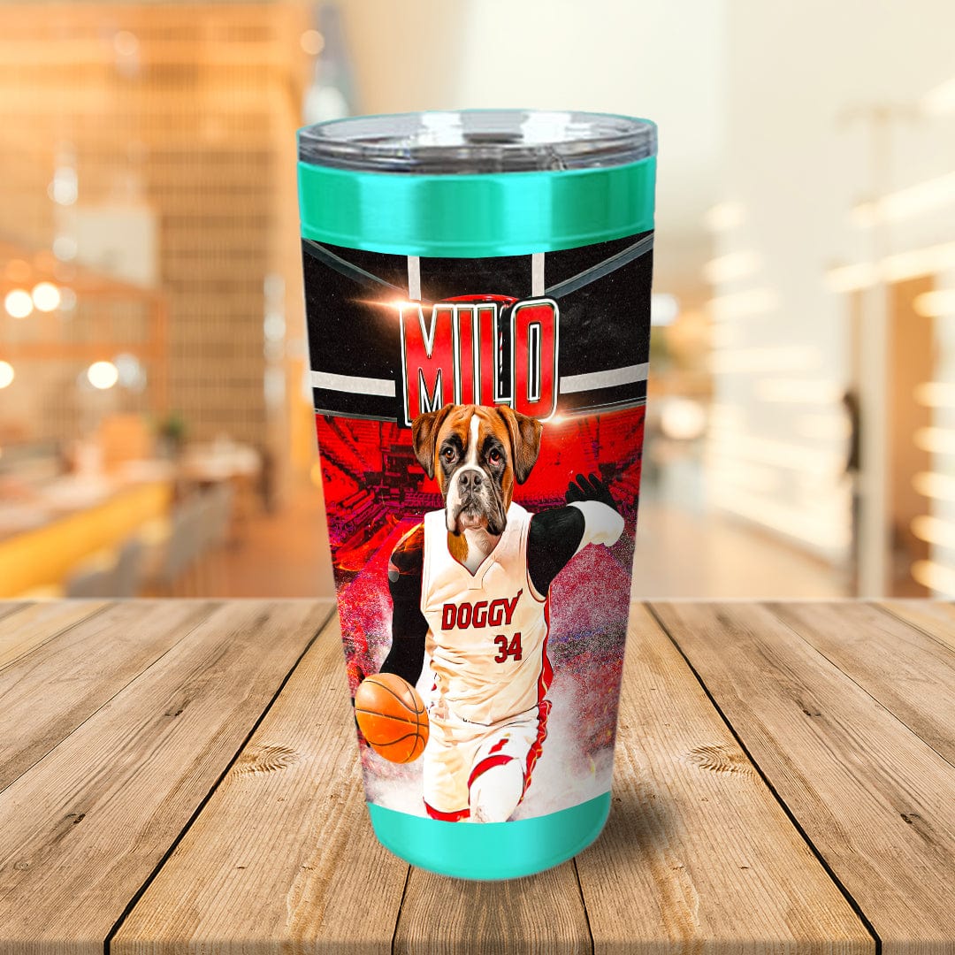 &#39;Doggo Heat&#39; Personalized Tumbler