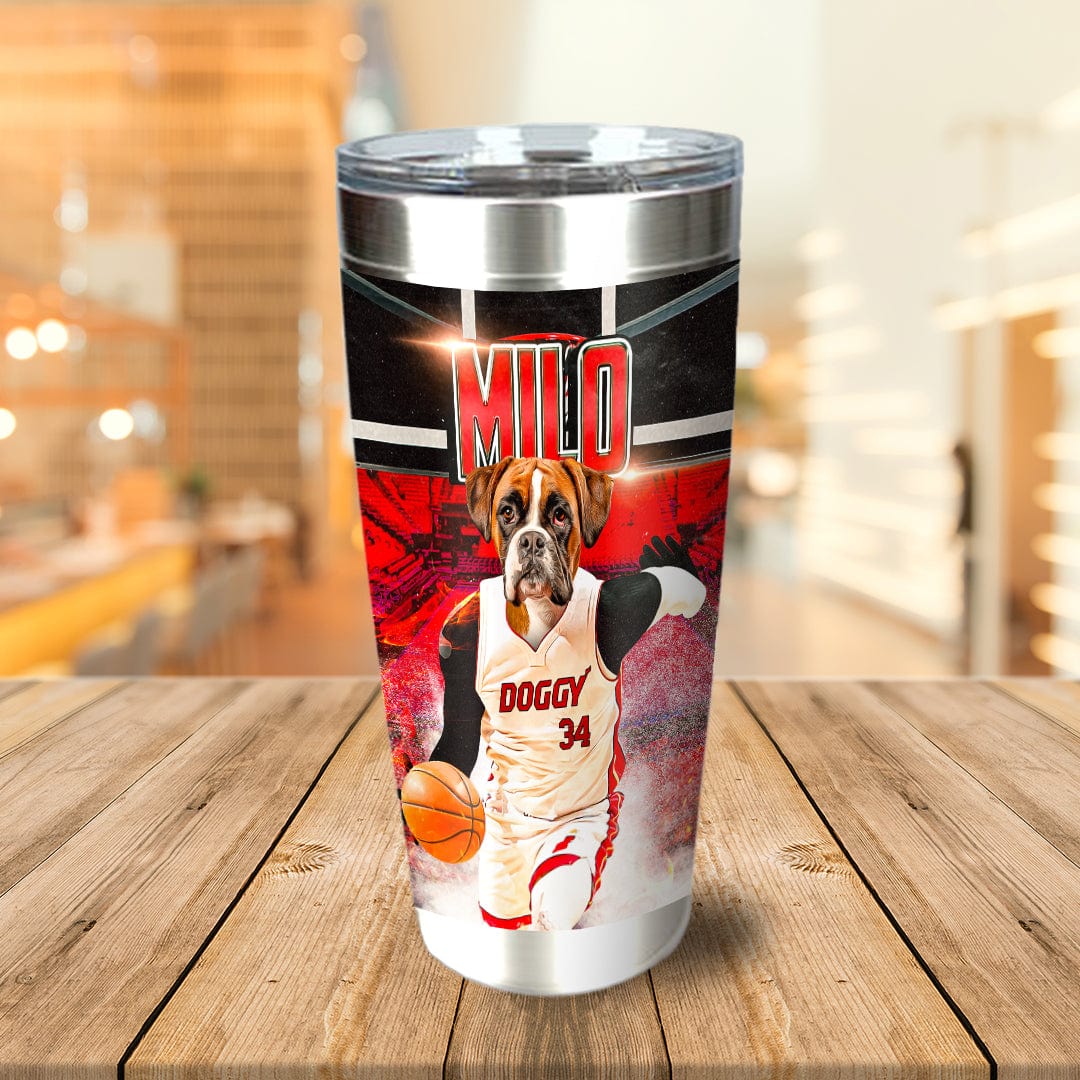 &#39;Doggo Heat&#39; Personalized Tumbler