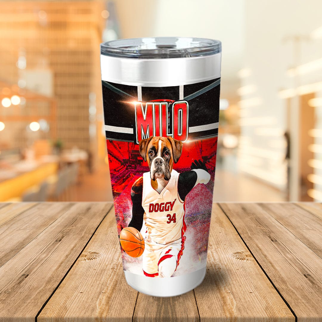 &#39;Doggo Heat&#39; Personalized Tumbler