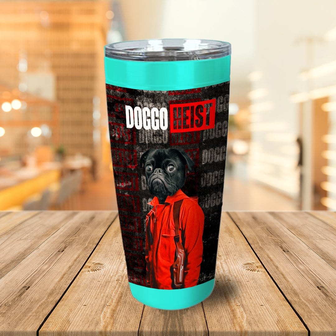 &#39;Doggo Heist 2&#39; Personalized Tumbler