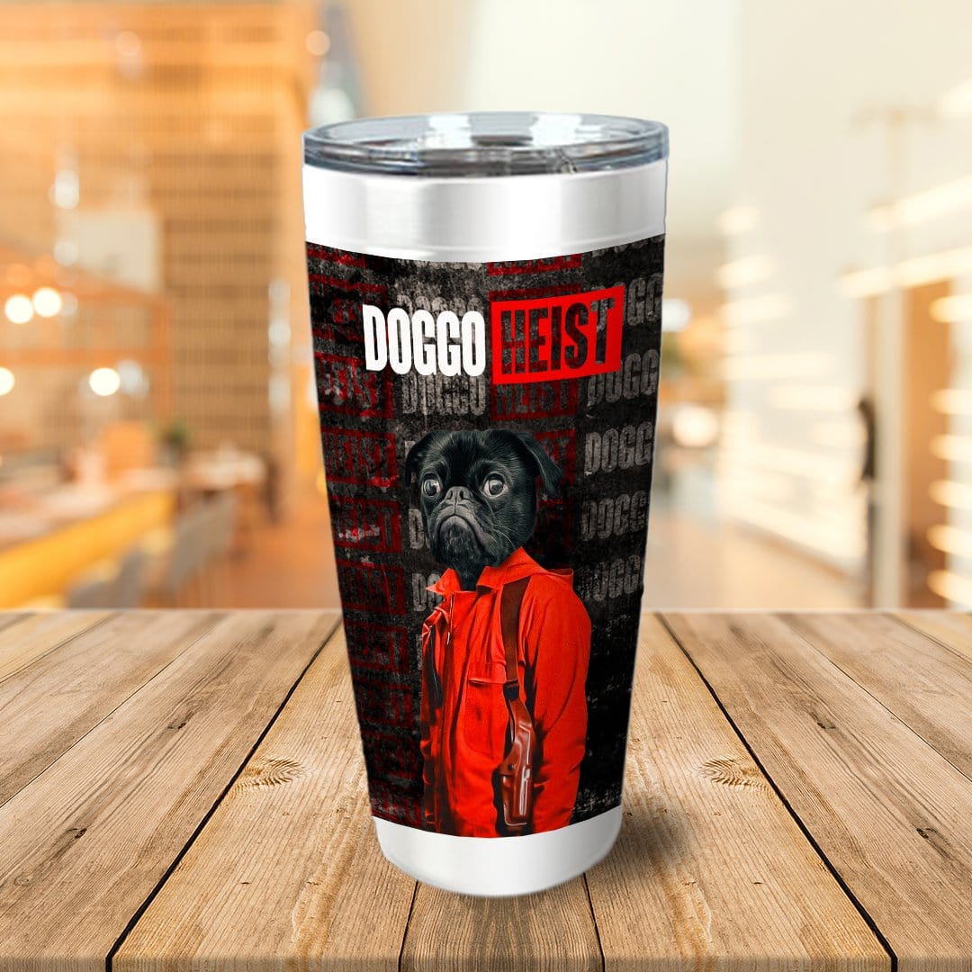 &#39;Doggo Heist 2&#39; Personalized Tumbler