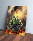 'Doggo Hulk' Personalized Pet Canvas