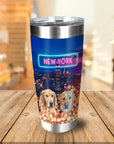 'Doggos of New York' Personalized 2 Pet Tumbler