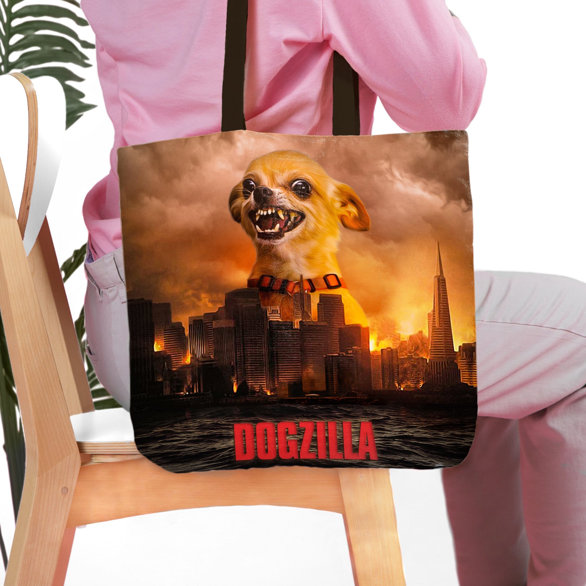 Bolsa Tote Personalizada &#39;Dogzilla&#39;