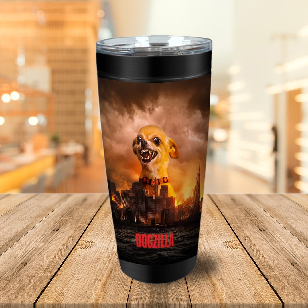 &#39;Dogzilla&#39; Personalized Tumbler