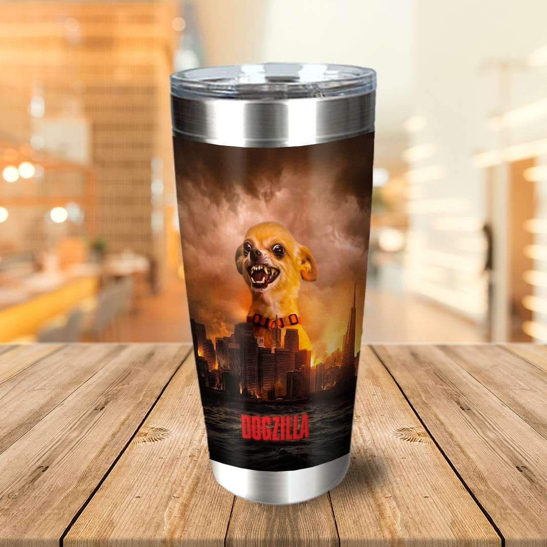 &#39;Dogzilla&#39; Personalized Tumbler