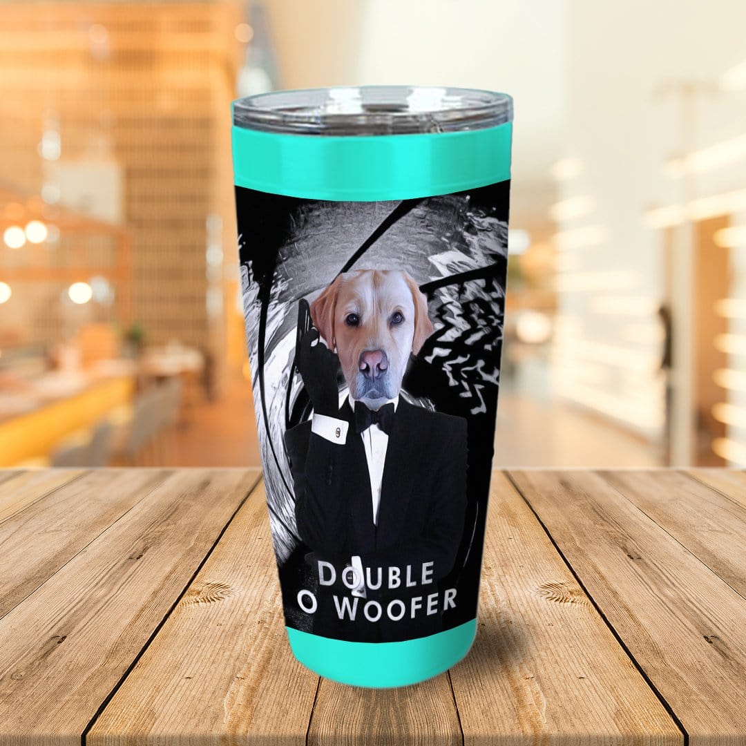 &#39;Double O Woofer&#39; Personalized Tumbler