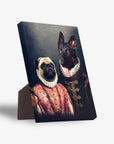 'Duke and Archduchess' Personalized 2 Pet Standing Canvas