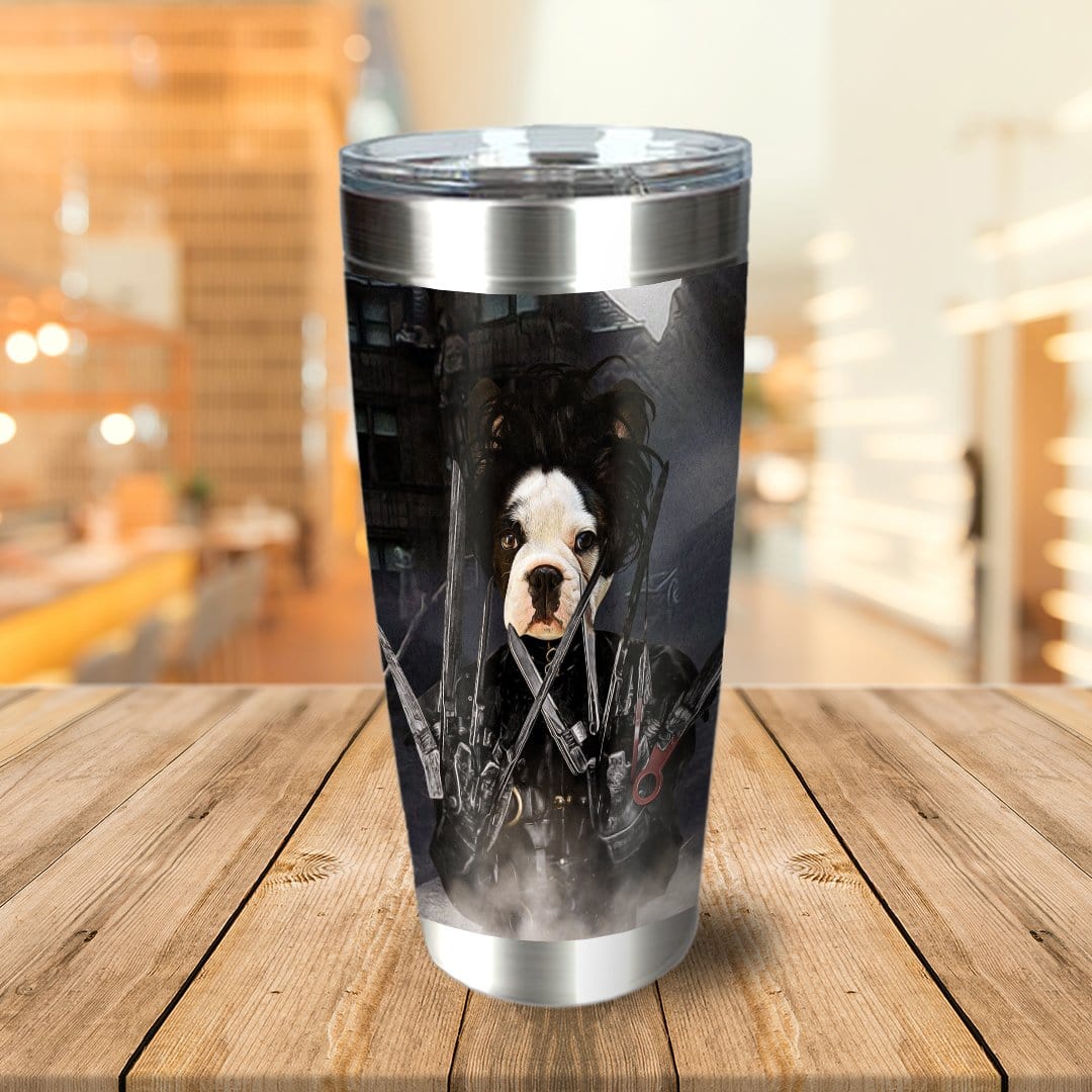 &#39;Edward Scissorpaws&#39; Personalized Tumbler